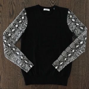Equipment Shane Sweater with Contrast Sleeves